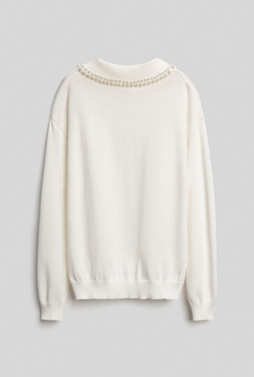 Джемпер детский для девочек Rafaela молочный - Acoola фото 4