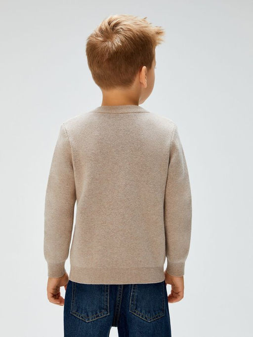 ACOOLA / Джемпер детский для мальчиков Sam бежевый  фото 4
