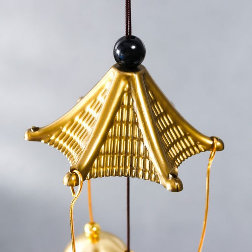 Музыка ветра «Рыбка», 7 колокольчиков, 37×6.5×6 см, МИКС