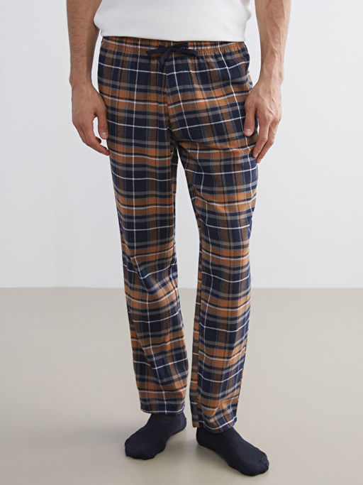 Standart Kal?p Ekose Erkek Pijama Alt