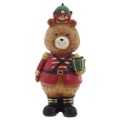 Фигурка декоративная "Медвежонок", L6 W5,5 H13,5 см, 2в.