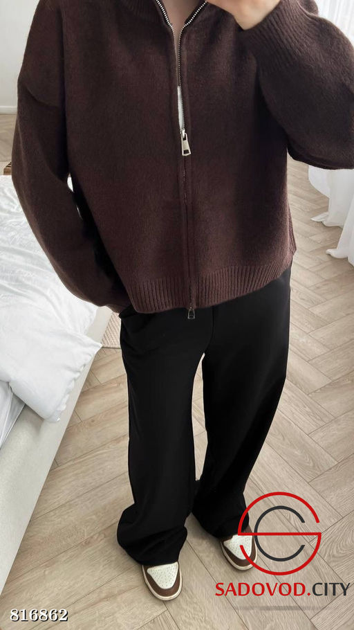 Женская кофта на молнии - Bruno фото 3