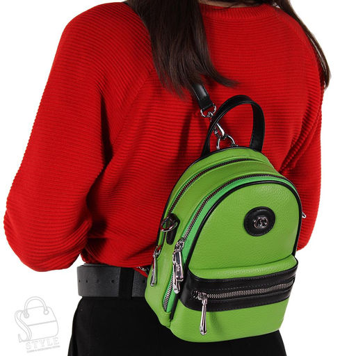 Рюкзак женский 69140 green Velina Fabbiano-Safenta/30 в Новосибирске