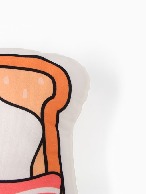 Подушка декоративная детская «Этель» Funny breakfast, 29×30 см, велюр