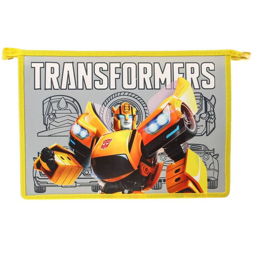 Папка пластиковая А4, на молнии, Трансформеры - Hasbro фото 3