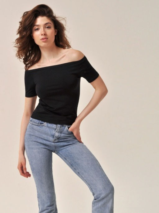 MY Футболка женская MA1018 T-SHIRT OFF-SHOULDER (1/50)  фото 2