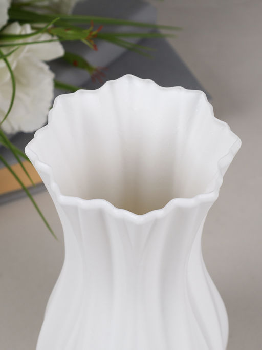 Ваза пластик 18 см / C512-1 /уп 168/ - ГалеонТрейд фото 3