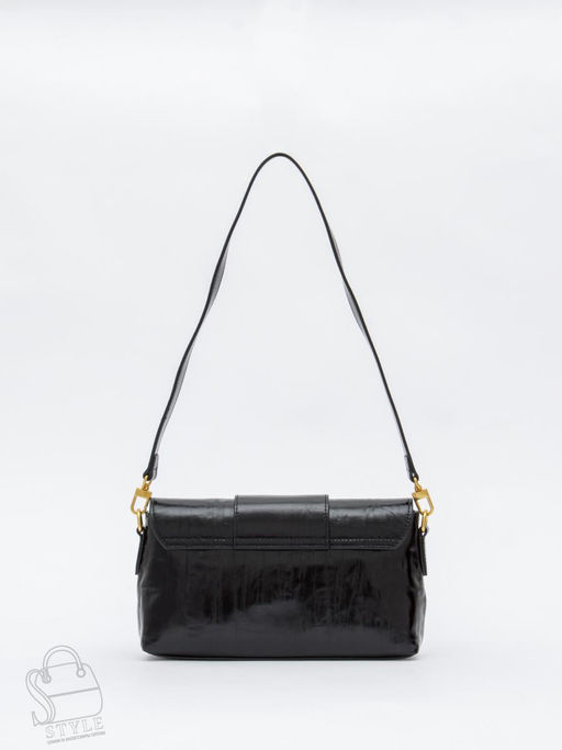 Сумка женская кожаная 6052L black Polina&Eiterou в Новосибирске