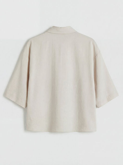 Oversize Krep Kad?n G?mlek