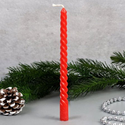 Свеча стержень 12 штук 20 см / GL-12R /уп 72/красные - Галеонтрейд фото 4