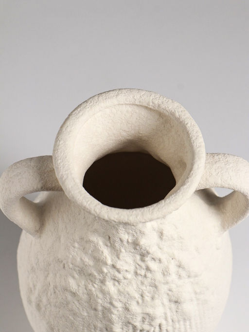 Ваза «Фонси», 20.5×10 см, керамика, белая