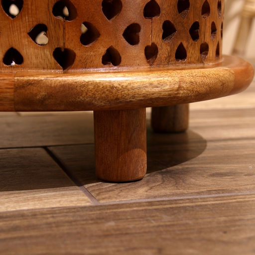 Столик кофейный, 39×39×26 см, манговое дерево