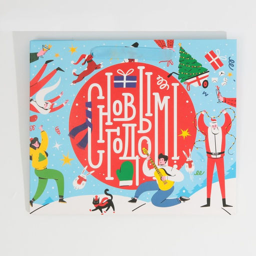 Пакет ламинированный горизонтальный Веселье, ML 27 23 11,5 см - Дарите счастье фото 6