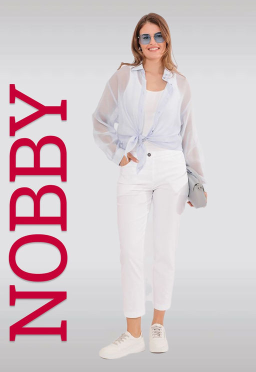 NOBBY, Женские брюки 7721-10 (белый)  фото 7