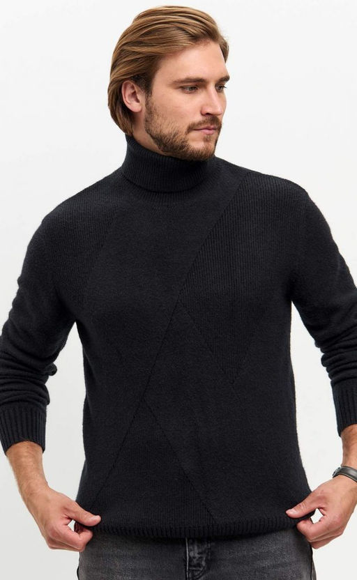 Водолазка F421-1528 black - Fine joyce фото 3