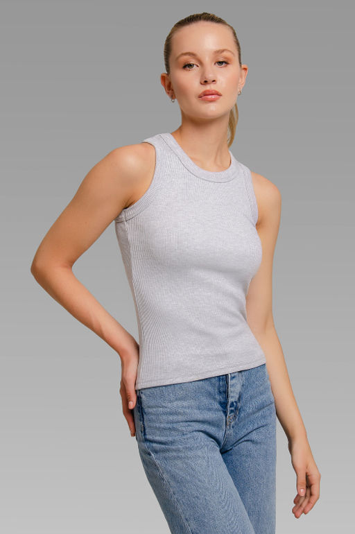 Арт.3201/7 Майка женская 42-46 (3 шт) Цвет:серый меланж - Калинка фото 11