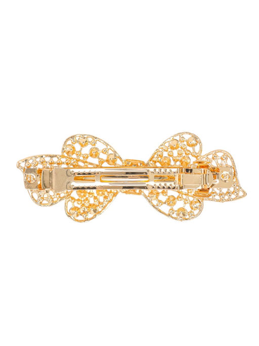 Заколка - автомат для волос «Элси», бант, 9.5 см