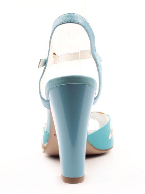 EG21-10 BLUE Босоножки женские (натуральная кожа) - Фабричный китай фото 11