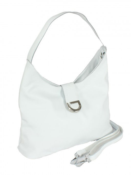 Сумка женская натуральная кожа JRP-2046-9, 1отд+карм/пер, плечевой ремень, белый SALE 264370