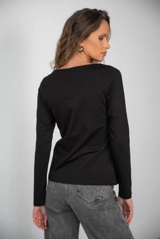 Лонгслив ДЖ 375-1 Черный - T.C.T фото 3