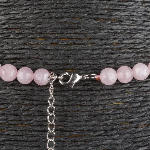 Бусы из Розового кварца (Мадагаскар)