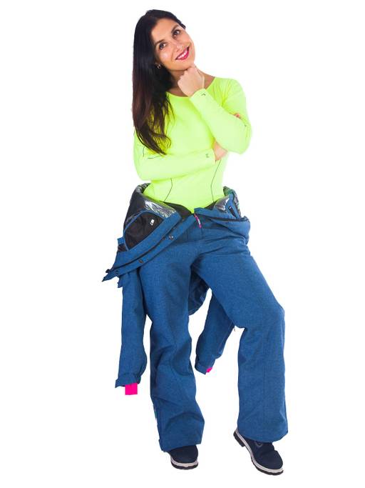 Комбинезон B-8691 Джинсовый