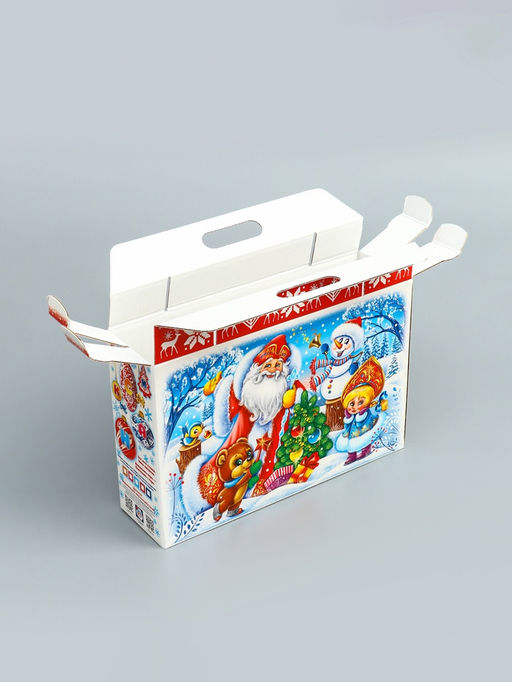 Цена за 2 шт. Подарочная новогодняя коробка «Новогодняя елка», 31×6.5×21.5 см