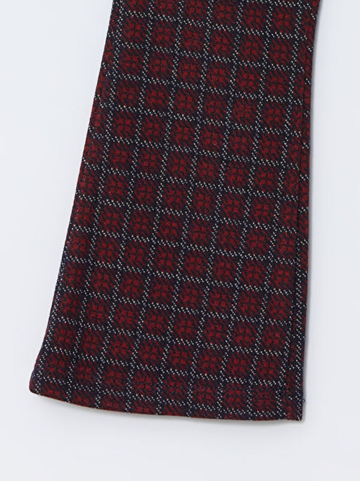 Beli Lastikli Ekose K?z ?ocuk Tayt - Waikiki фото 3