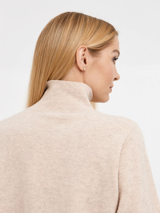 водолазка женская розовая из шерсти - Glenfield фото 7