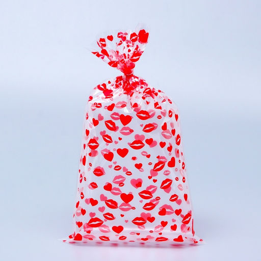 Цена за 50 шт. Пакет фасовочный БОПП, Поцелуи 20?35 см - UPAK LAND фото 3