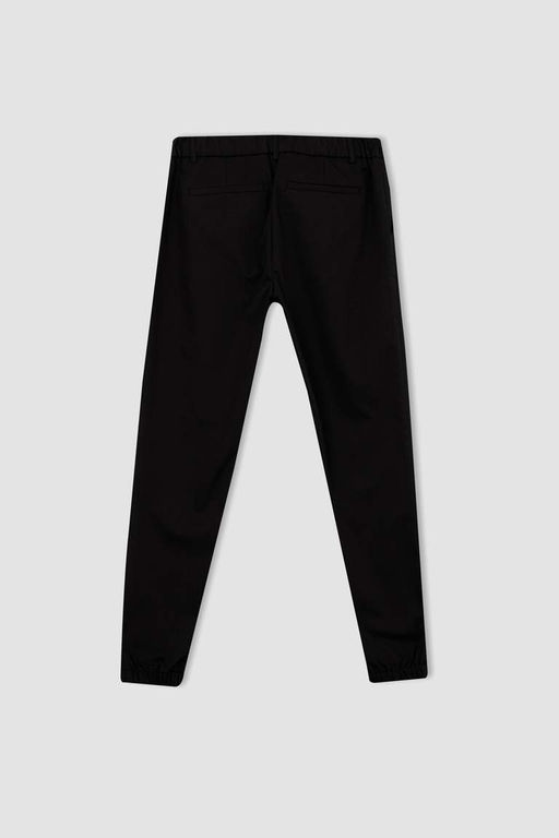 Хлопковые брюки Jogger с завязками - Defacto фото 8