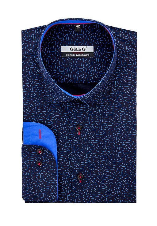 Сорочка мужская длинный рукав GREG 223/139/1302/Z/1  фото 2