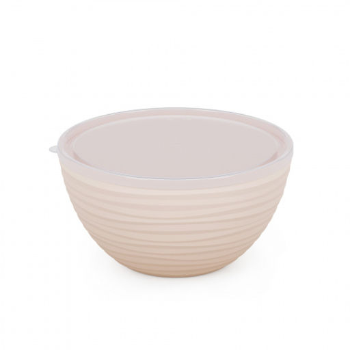 Цена за 2 шт. Чаша "Оазис" 2,5л (с крышкой) (бежевый) М8403