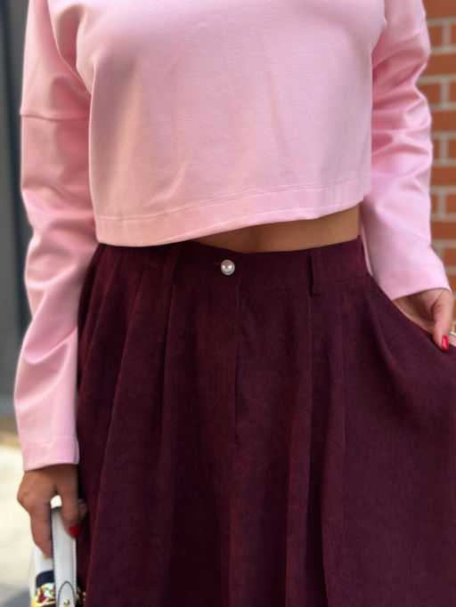 Юбка AURA 5065-164 винный  фото 4