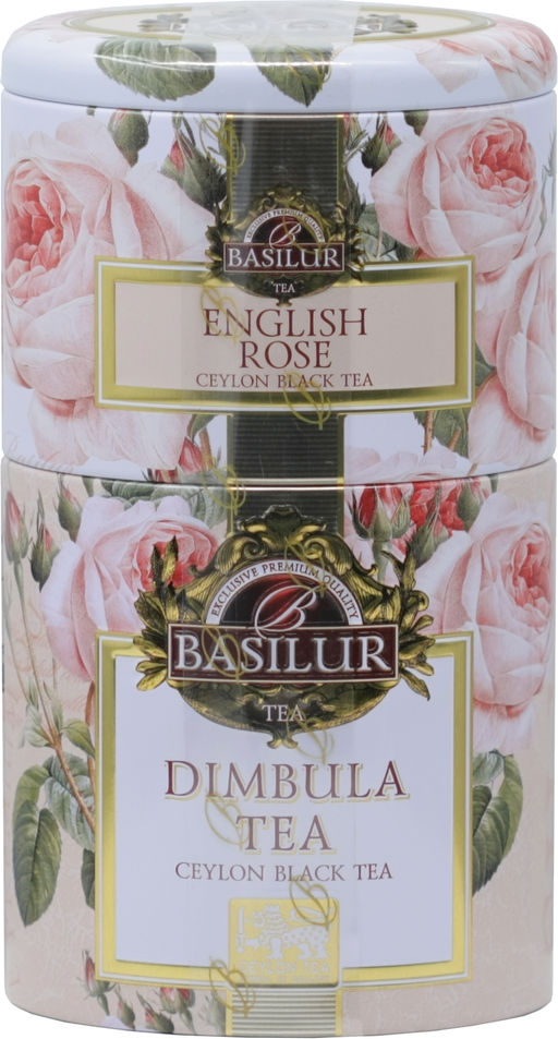 BASILUR. 2 в 1. Роза-Димбула 100 гр. жест.банка