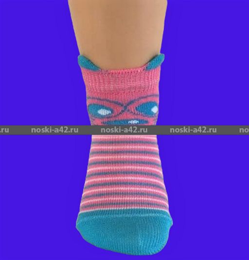 Цена за 10 пар. ЮстаТекс носки детские 3с5 с ушками 41974 - Юста-текс фото 2