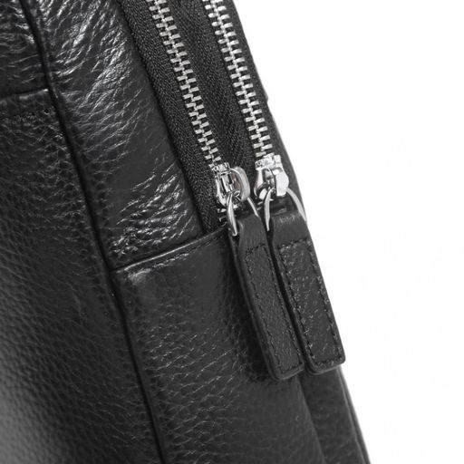 Мужская сумка, кожа, MIRONPAN 60583 Черный  фото 4