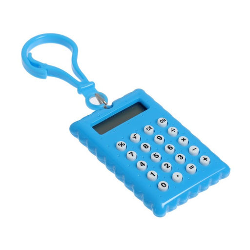 Цена за 2 шт. Калькулятор - брелок «Печенье» 8-разрядный, МИКС