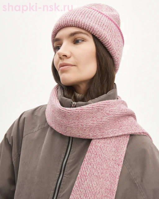 147 KWH Комплект женский (колпак+шарф) (56-58)