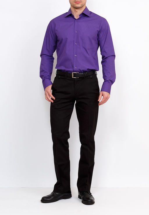 Сорочка мужская длинный рукав GREG 730/319/VIOL/Z  фото 2
