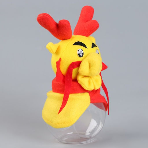 Цена за 5 шт. Конфетница Дракон, 22 см, цвета МИКС