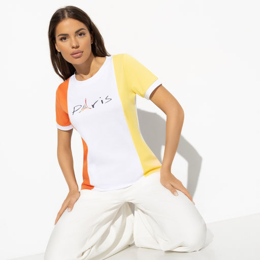 Футболка комбинированная Я так хочу - Charutti фото 2