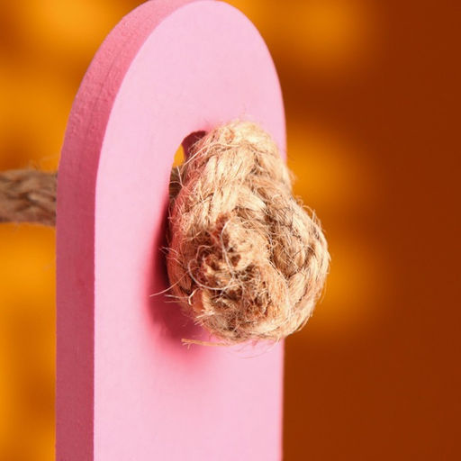 Подарочный ящик «Аром», 25.5×15×30 см, деревянный, ручка - канат, розовый