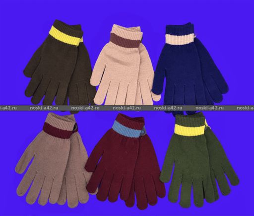 Цена за 12 шт. Перчатки женские зимние внутри с начесом арт. MS-22002С длина перчатки 20-22 см - For you фото 5