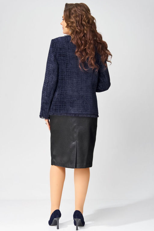 Костюм FITA 4053-Р черно-синий - Diamant фото 8