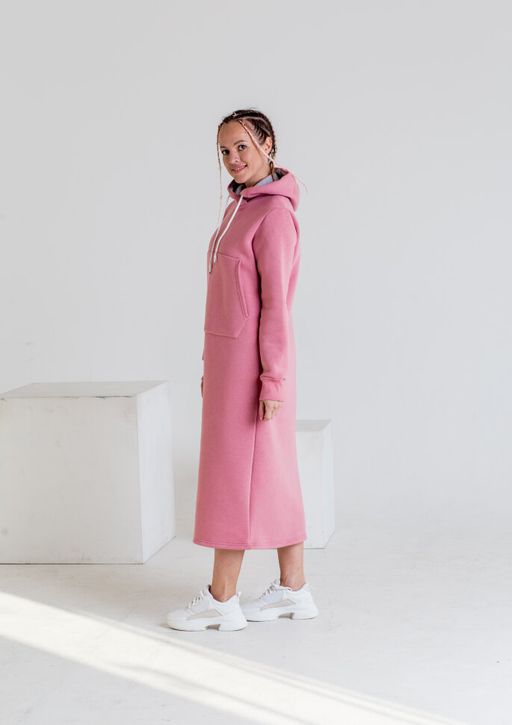 Платье С НАЧЕСОМ футер 3х нитка ПЕНЬЕ - Knitka wear фото 7