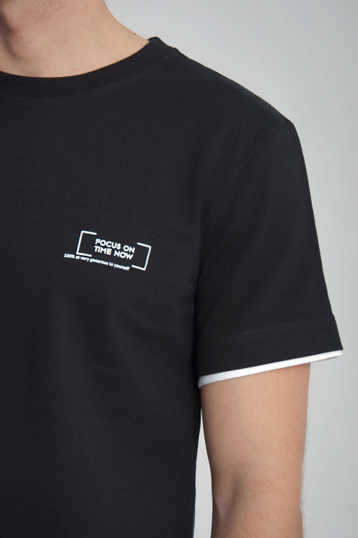 Арт. 63608 Комплект с шортами мужской 48-56 (5 шт) Цвет:верх-черный,низ-черный - Идеал фото 5