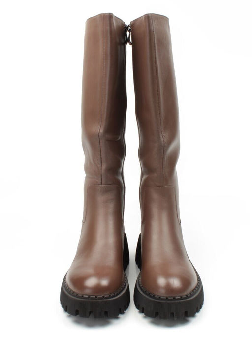 02-FL655-2M BROWN Сапоги зимние женские (натуральная кожа, натуральный мех (еврозима)) - No name фото 10