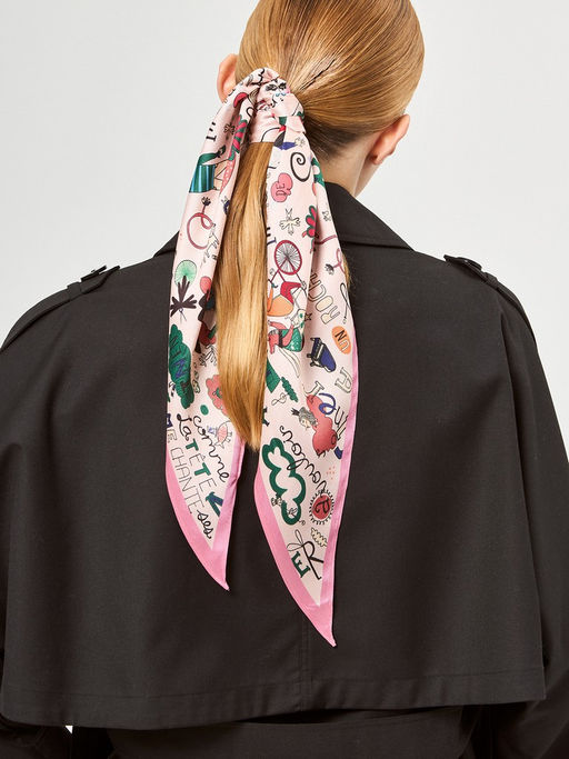 Платок жен. виск+шелк 45х120 LG34-417-05