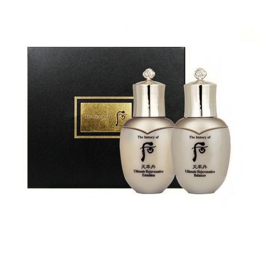 Набор миниатюр антивозрастной восстанавливающий THE HISTORY OF WHOO Cheonyuldan Ultimate Rejuvenating 2 Set, Balancer 25ml+Emulsion 25ml